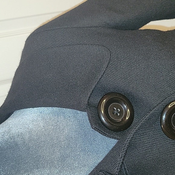 Halogen Wool & Cotton Black Jacket - Picture 6 of 16